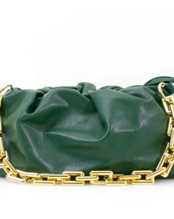 Sienna Chain Pouch Bag - Green