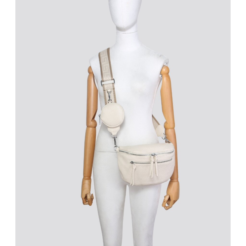 Clara Multi-Way Cross Body Bag - Beige