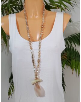 Beaded Pendant Necklace - Forbidden Fashion